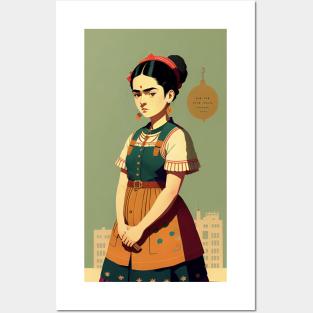 Young Frida: Childhood Portrait Posters and Art